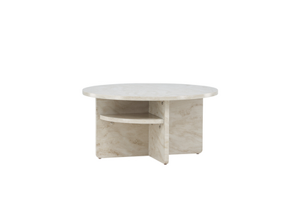 Venture Home Ålesund Soffbord Ø85 Beige