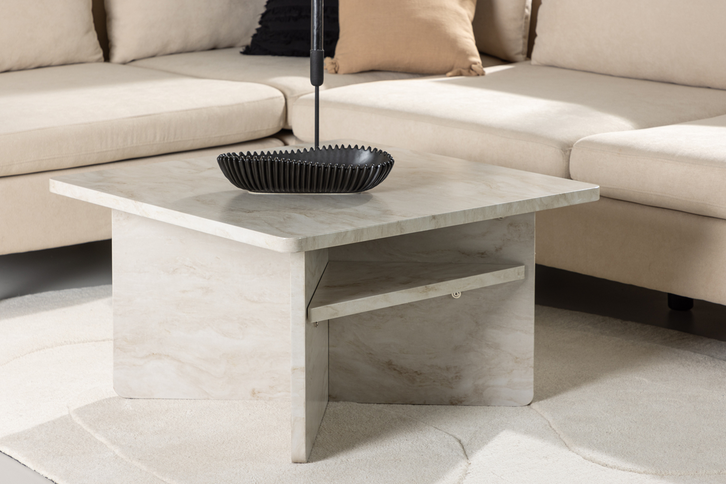 Venture Home Ålesund Soffbord 75 x 75 Beige