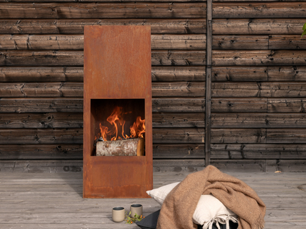 Venture Home Bastian Eldstad 50 x 20 x 120 Rusty Orange