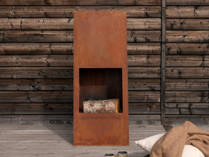 Venture Home Bastian Eldstad 50 x 20 x 120 Rusty Orange