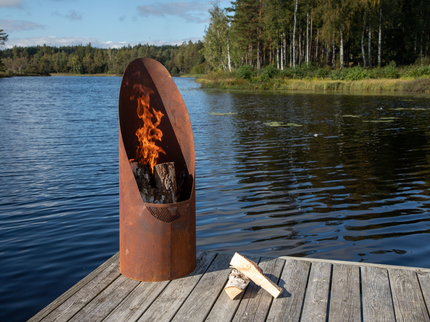 Venture Home Bastian Eldstad Ø37 Rusty Orange