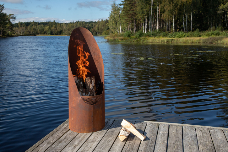 Venture Home Bastian Eldstad Ø37 Rusty Orange
