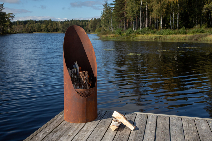 Venture Home Bastian Eldstad Ø37 Rusty Orange