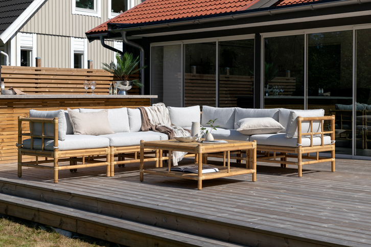 Venture Home Cane Soffmoduler Mitten Natur