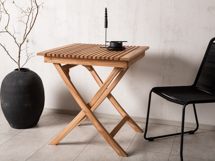 Venture Home Ghana Cafebord 70 x 70 Natur