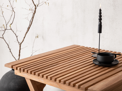Venture Home Ghana Cafebord 70 x 70 Natur
