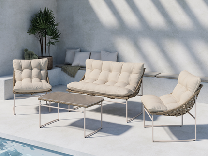 Venture Home Tina Soffgrupp Beige Utomhus