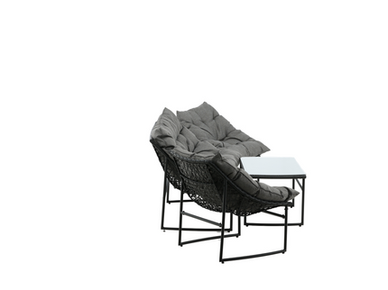 Venture Home Tina Soffgrupp Svart Utomhus