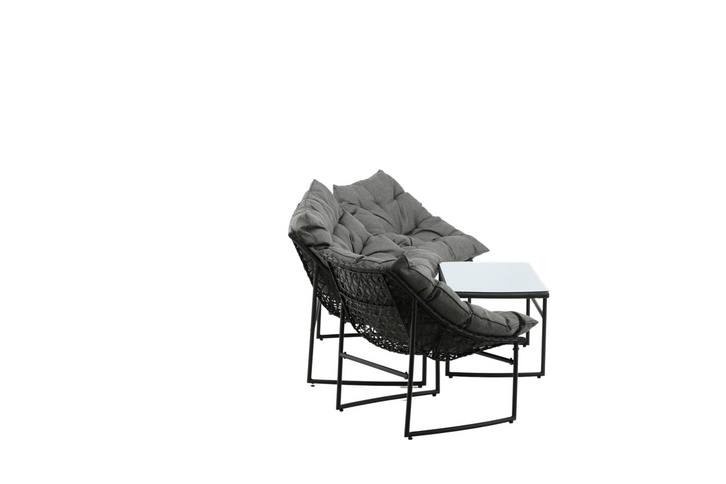 Venture Home Tina Soffgrupp Svart Utomhus