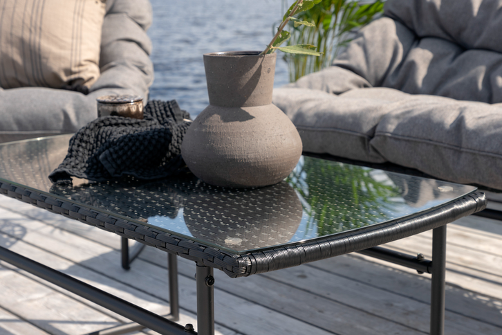 Venture Home Tina Soffgrupp Svart Utomhus