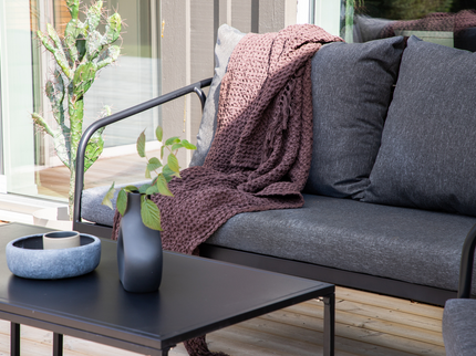 Venture Home Sopot Soffgrupp Svart Utomhus