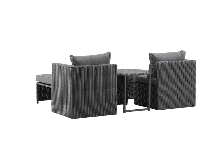 Venture Home Quad Loungegrupp Svart