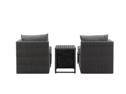 Venture Home Quad Loungegrupp Svart