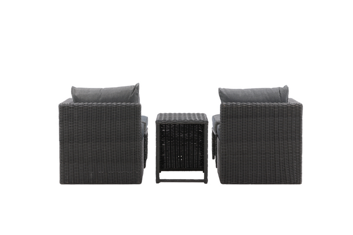 Venture Home Quad Loungegrupp Svart
