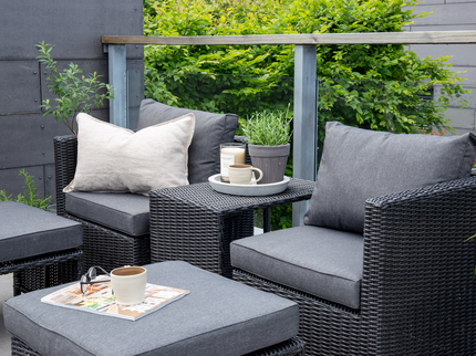 Venture Home Quad Loungegrupp Svart