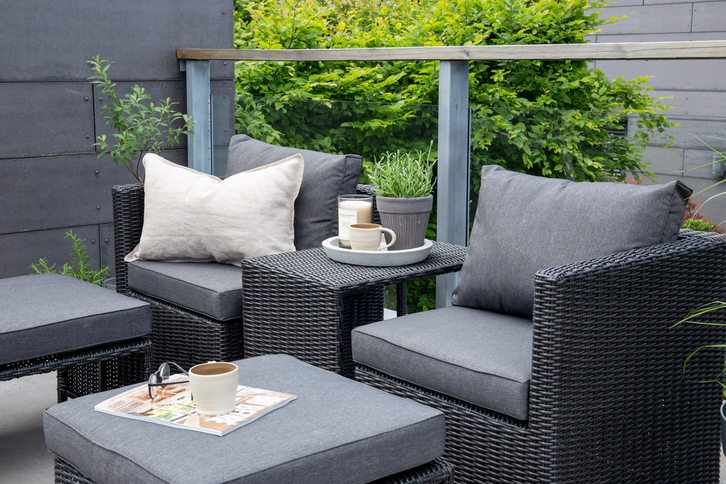 Venture Home Quad Loungegrupp Svart