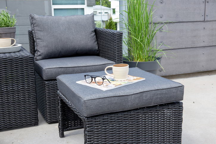 Venture Home Quad Loungegrupp Svart