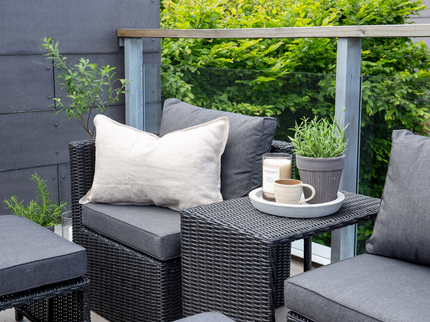 Venture Home Quad Loungegrupp Svart