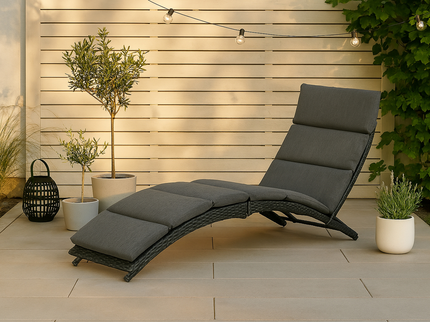 Venture Home Archie Solstol Svart
