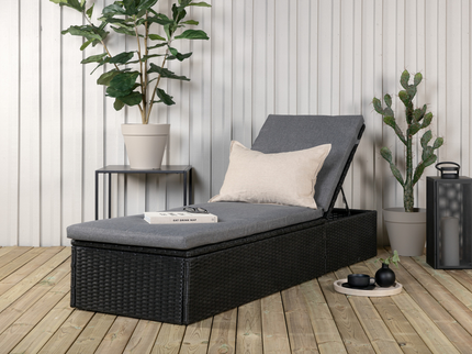 Venture Home Quad Solstol Svart