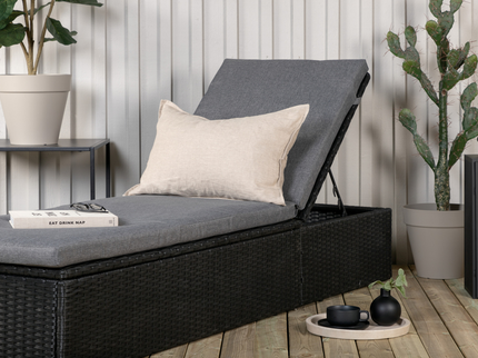 Venture Home Quad Solstol Svart