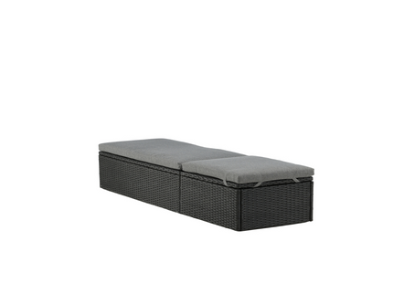 Venture Home Quad Solstol Svart