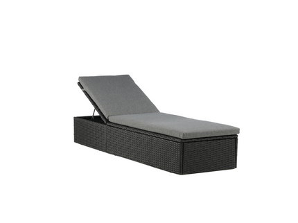 Venture Home Quad Solstol Svart