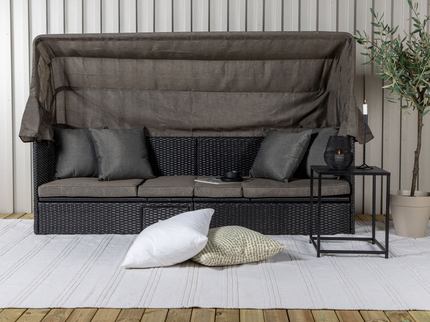 Venture Home Nopy Solsäng Svart