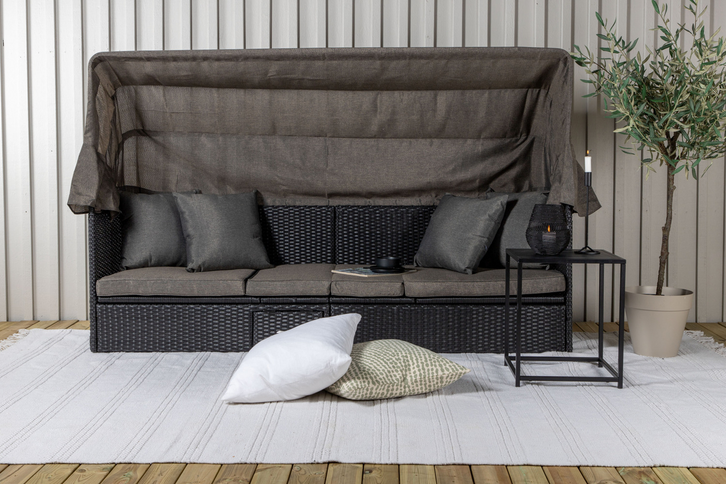 Venture Home Nopy Solsäng Svart