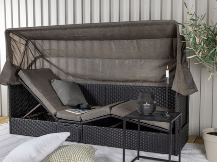 Venture Home Nopy Solsäng Svart