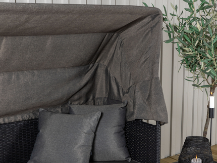 Venture Home Nopy Solsäng Svart