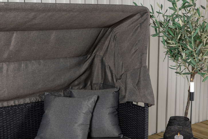 Venture Home Nopy Solsäng Svart