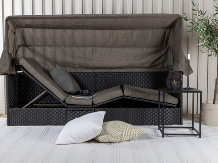 Venture Home Nopy Solsäng Svart
