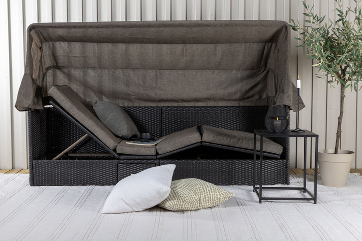 Venture Home Nopy Solsäng Svart