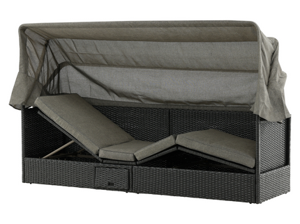 Venture Home Nopy Solsäng Svart