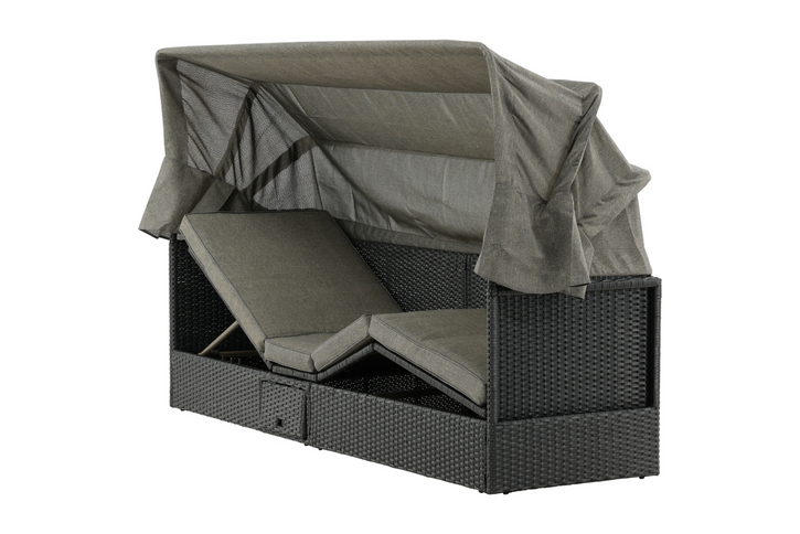Venture Home Nopy Solsäng Svart