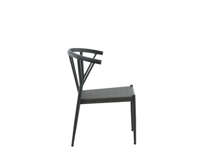 Venture Home Stina Matstolar 6-pack Svart Utomhus