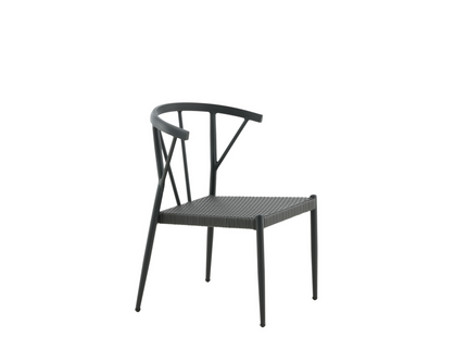 Venture Home Stina Matstolar 6-pack Svart Utomhus
