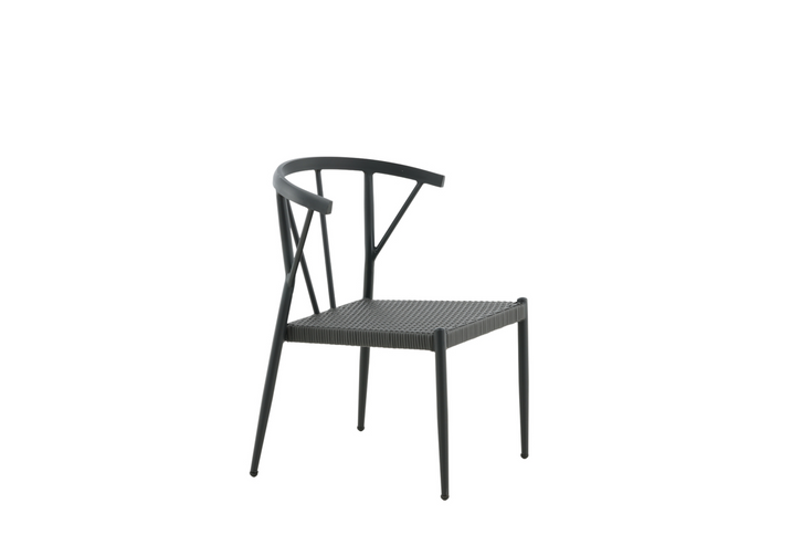 Venture Home Stina Matstolar 6-pack Svart Utomhus