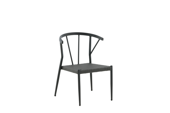 Venture Home Stina Matstolar 6-pack Svart Utomhus
