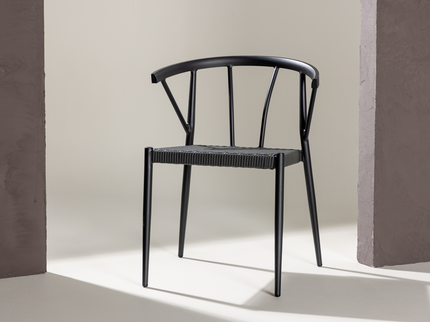Venture Home Stina Matstolar 6-pack Svart Utomhus