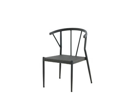 Venture Home Stina Matstolar 6-pack Svart Utomhus