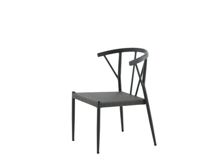 Venture Home Stina Matstolar 6-pack Svart Utomhus