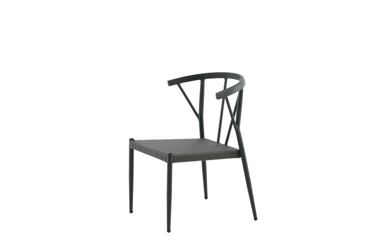 Venture Home Stina Matstolar 6-pack Svart Utomhus