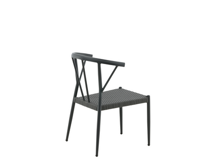 Venture Home Stina Matstolar 6-pack Svart Utomhus