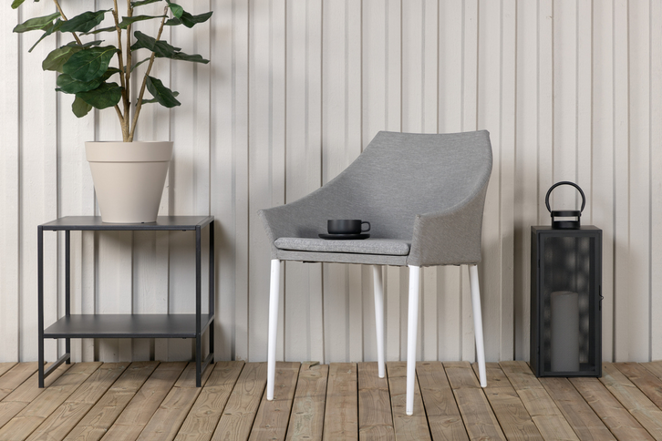 Venture Home Spoga Matstolar 2-pack Grå/Vit Utomhus