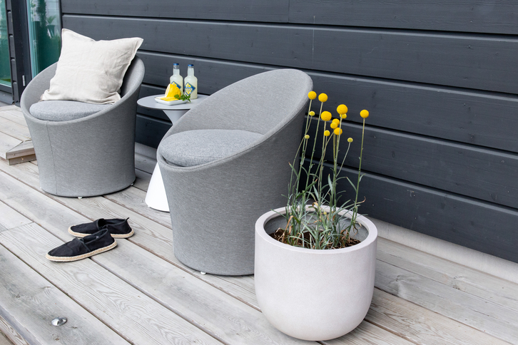 Venture Home Spoga Loungegrupp Vit Utomhus
