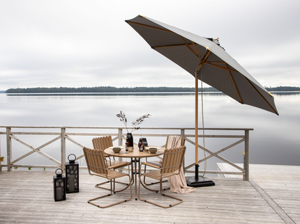 Venture Home Nypo Parasoll 330 x 330 x 258 Grå