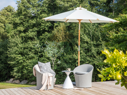 Venture Home Cerox Parasoll Ø270 Vit