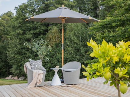 Venture Home Cerox Parasoll Ø270 Grå